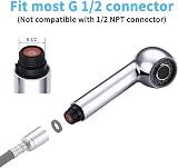 KES Kitchen Tap Spray Head Replacement Pull Out Faucet Head 2 Function Polished view 4
