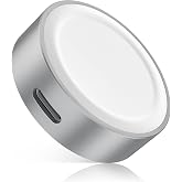RUXELY Magnetic Charger 5W for Apple Watch 12,USB C iWatch Charger Adapter | Portable Wireless Charger with Type C &amp; iPhone Power Port,Short Charging Cable for Apple Watch 11 10 9 8,Ultra,SE,42/44/46mm