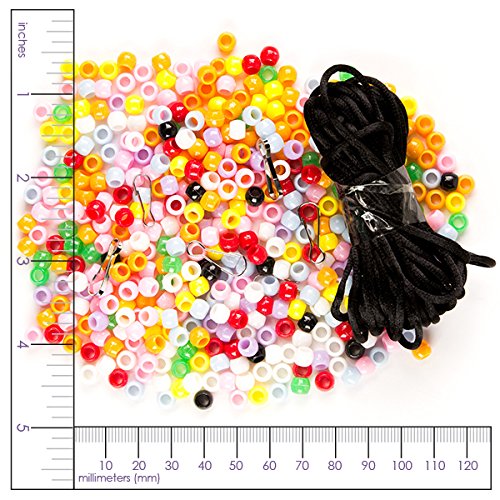Cousin DIY Acrylic Girl Pony Bead Kit - 6 Patterns