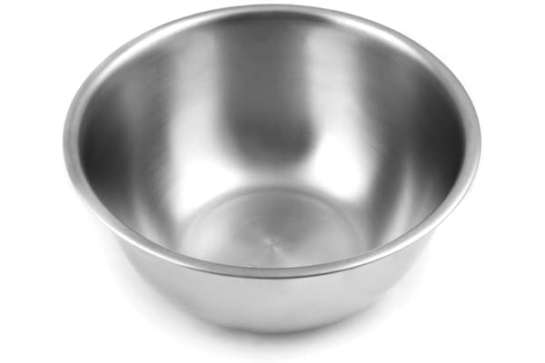 Fox Run 7327 Stainless Steel Mixing Bowl, 2.75-Quart | Small Metal Mixing Bowl For Eggs, Sauces & More | Dishwasher Safe | 10