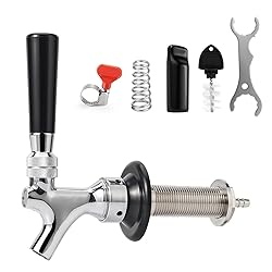 Dbgogo 3'' Draft Beer Faucet Shank, 1/4'' Beer Line