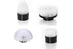 CTMAST Electric Spin Scrubber 4 Pack Brush Heads, 4Pcs Replaceable Brush Heads for Electric Shower Scrubber for Cleaning, Suitable for CTMAST Electric Cleaning Brush