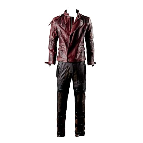Guardians of The Galaxy 2 Peter Jason Quill Starlord Cosplay Kostüm Komplett-Set Herren L