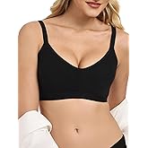 Air Curvey Womens Wireless Bras Seamless Buttery Soft Bra Push Up Bralettes No Underwire Bras Full Coverage Everyday Bra