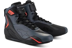 Alpinestars Faster-4 Motorcycle Shoes, Lightweight & Breathable, Seamless Knitted Construction & Advanced Protection