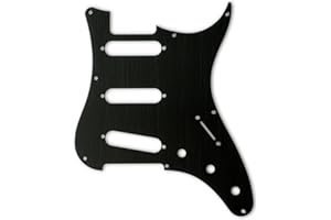HEMIOLA Pickguard for PRS SE Silver Sky Electric Guitars, Black Anodized, 1 Unit