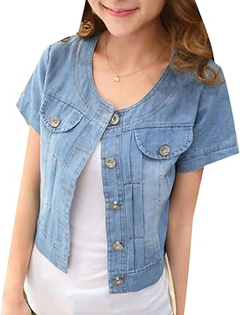denim bolero shrug