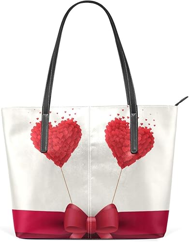 Heart purse free shipping Women Leather Handbags Heart Valentine's Day Top Handle Shoulder Bags