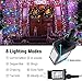 Toodour Christmas Lights Multicolor, 82ft 200 LED Christmas String Lights with 8 Modes, Timer, Low Voltage Indoor Fairy Twinkle Lights for Home, Garden, Party, Holiday, Tree, Christmas Decorations