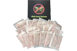 Natural Cedar Sachet Bags (24 Pack) - Home Fragrance Sachets and Family Safe for Closets, Clothing Drawers, Storage, Shoes, Cars, and More. Protect and Defend with Armour Shell.