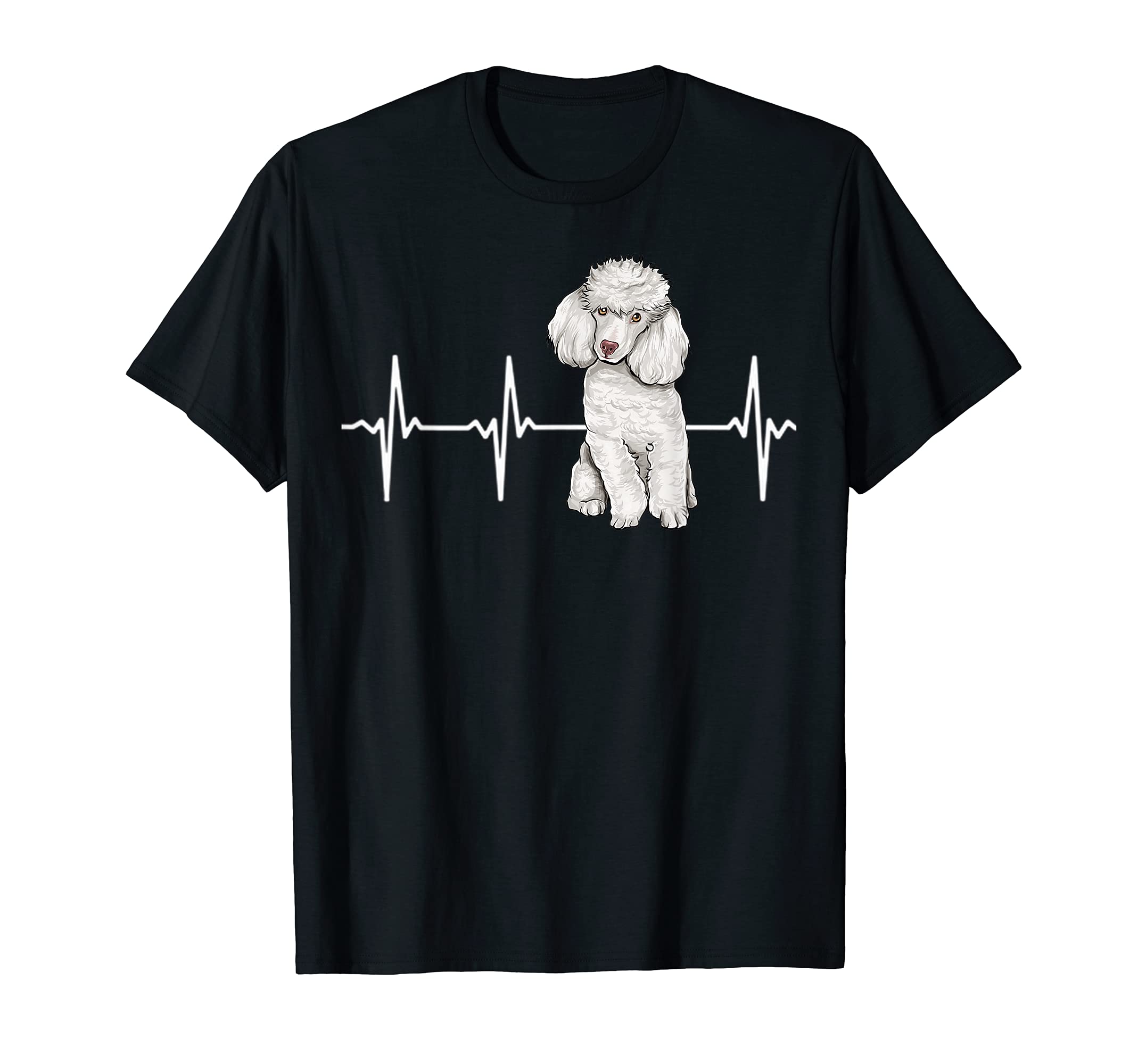 Poodle Heartbeat Dog Lover T-Shirt
