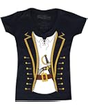 Shop4Ever T-Shirt Uomo Teschio E Ossa Incrociate | Maglietta Pirata 100% Cotone - 2