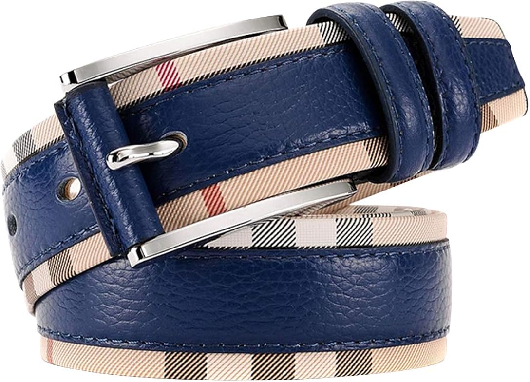 HELBAY Damen Gürtel Vintage - Dünner Ledergürtel Mit Legierung Schnalle