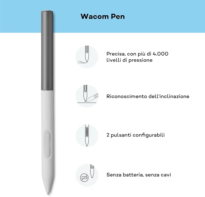 One Medium, Tavoletta grafica, incl. penna senza batteria
