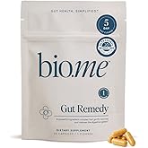 Biome Gut Remedy Capsules (5 Day Cleanse, 1 Round, 30 Capsules) Gut Reset with Magnesium Citrate, Berberine, Immunolin, L-Glutamine - Reset Digestive System, Rebalance Microbiome (1 Month Supply)