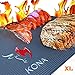 Kona XL Best Grill Mat - BBQ Grill Mat Covers The Entire Grill - Premium Non-Stick 25