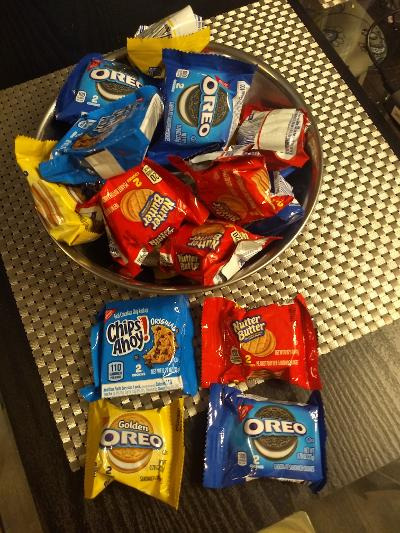 OREO Original, OREO Golden, CHIPS AHOY! & Nutter Butter Cookie Snacks Variety Pack, 56 Snack Packs (2 Cookies Per Pack) photo review