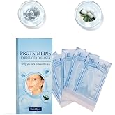MQSHUHENMY Korean Soluble Protein Threads, Protein Threads for Home Facial Care, Soluble Collagen Thread for Skincare Routine (1Box (60Pcs))