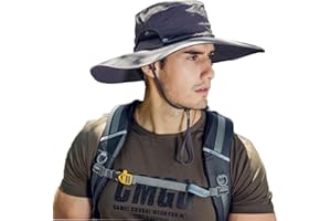 FOLOUSE Mens Sun Hat Sun Protection Wide Brim Sun Hats for Men Waterproof Sun Hats for Fishing Hiking Camping