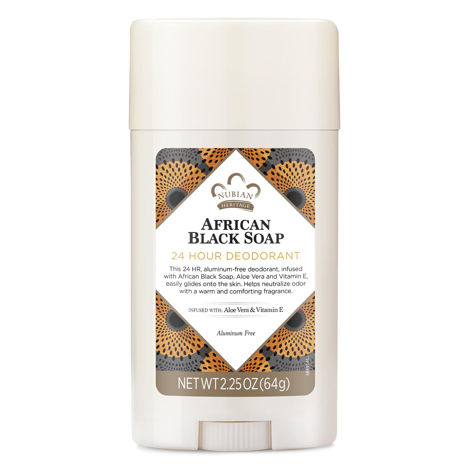 Nubian Heritage/Sundial Creations African Black Soap with Aloe and Vitamin E 24 Hour Deodorant