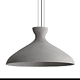 Golden Lighting Aethera 22" LED Pendant in Grey Cement