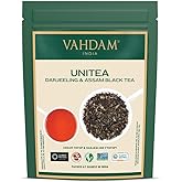 VAHDAM, UNITEA Black Tea Leaves +170 Cups,12oz | Blend Of Darjeeling & Assam Tea | ROBUST & FLAVORY Black Loose Leaf | Unblended Single Origin Tea | Vacuum Sealed Pack