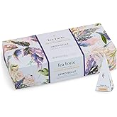 Tea Forte Premium Petite Presentation Box Gift Set Sampler, 10 Count, 2 of Each Blend Individually Wrapped Handcrafted Pyramid Infuser Bags, Demoiselle Tea