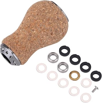 Amazon ハンドルノブ スピニングリール用 釣り用 コルクハンドル ノブ交換 リールハンドル フィッシングアクセサリー Ebtools スピニングリールパーツ Amazon ハンドルノブ スピニングリール用 釣り用 コルクハンドル ノブ交換 リールハンドル フィッシングアクセサリー Ebtools スピニングリールパーツ