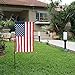 Winfa Home Backyard Garden Flag Stand