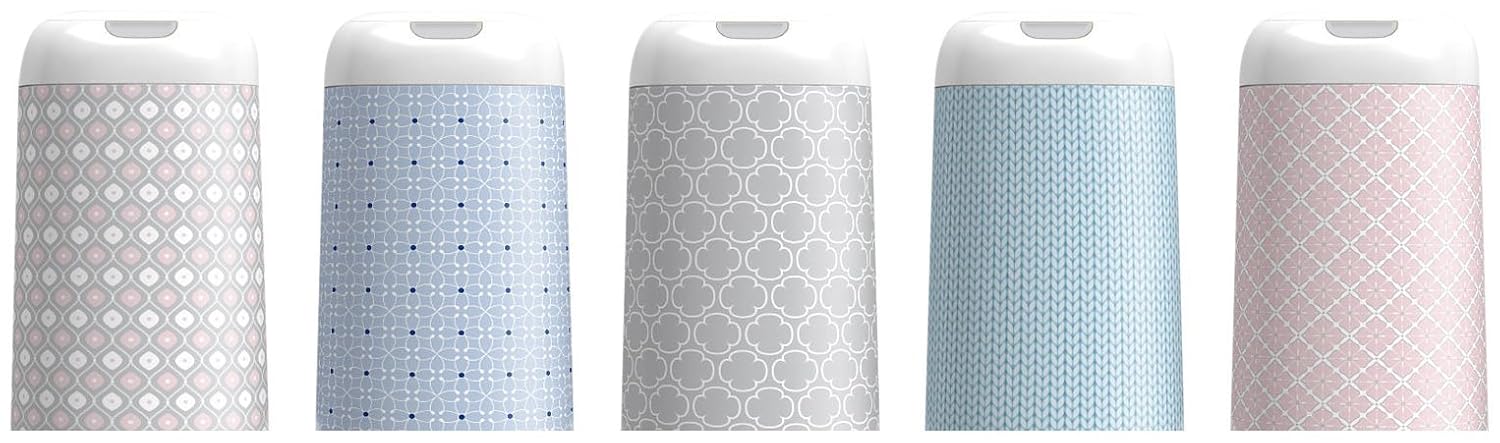 playtex diaper genie expressions customizable diaper pail with starter refill