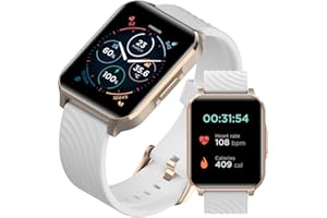 Motorola Moto Watch 70 - Health and Fitness Bluetooth Smartwatch for Every Day Wear, Advanced Health Features, Up to 10 Days Battery Life - Compatible with Android and iOS - Rose Gold