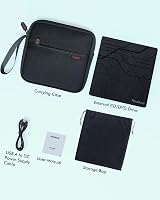 PeroBuno Super External CD/DVD Drive with USB 3.0 Ethernet Hub SD TF Card Reader view 9