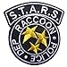 Resident Evil S.T.A.R.S. Raccoon Police Blk Logo PATCH