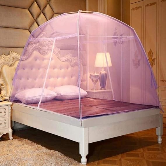 SHUAN Yurta Mosquitera,2 Entradas Transpirable Plegable Tienda,Encaje