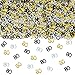 80th Birthday Confetti Decorations Supplies – 1.7 Oz | Gold Silver and Black Number 80 Confetti | Great for 80th Birthday Party Décor and Anniversary | Metallic Foil Confetti for Table Decoration