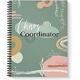 Gotcha Covered Notebooks Softcover Chaos Coordinator 8.5" x 11" Funny Spiral Notebook/Journal, 120 College Ruled Pages, Durable Gloss Laminated Cover, Black Wire-o Spiral. Made in the USA