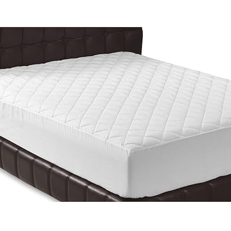 Bed Trendz Water Resistant Cotton Mattress Protector-(78X36) Inches, White