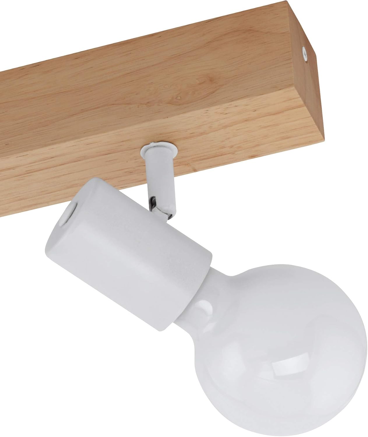 Eglo Townshend 3 Spot Light 3-Light Ceiling Light Brown, White - Image 4