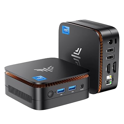 KAMRUI Essenx E1 Mini PC, 16GB DDR4 RAM 1TB M.2 SSD, Mini Computer Twin Lake N150 (Beat N100/N95,up to 3.6GHz), Desktop Computer Dual 4K, Ethernet, WiFi, Bluetooth for Business, Office, Home