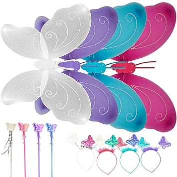 Party Angel Wings Butterfly Fairy Wings Christmas Cosplay Costume