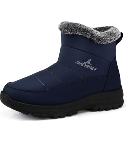 Waterproof Mid Calf Winter Hiking Boot Durable Warm Fleece Lined Non-Slip Snow CAICJ98 Winter Boots for Women Warm Lined Comfortable  main image 3