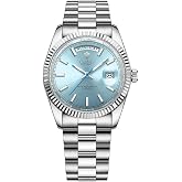 CADISEN Men Automatic Watch Sapphire Luxury Mechanical Wristwatch Stainless Steel Waterproof Watches Casual Homage