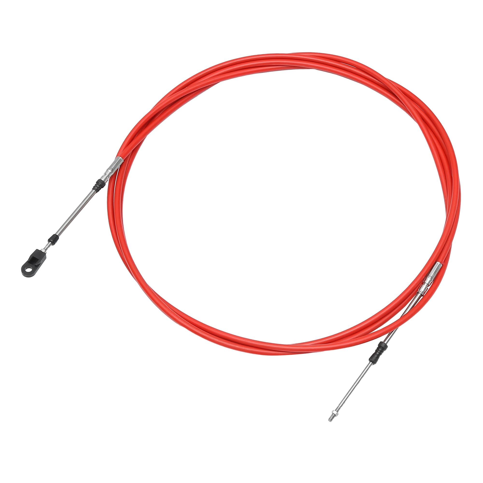 X AUTOHAUX 500cm 16FT 33C/3300 Marine Boat Throttle Shift Control Cable Red
