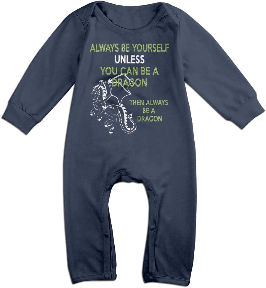 Be Yourself Or A Dragon Baby Onesie Romper Jumpsuit Newborn Baby Clothes