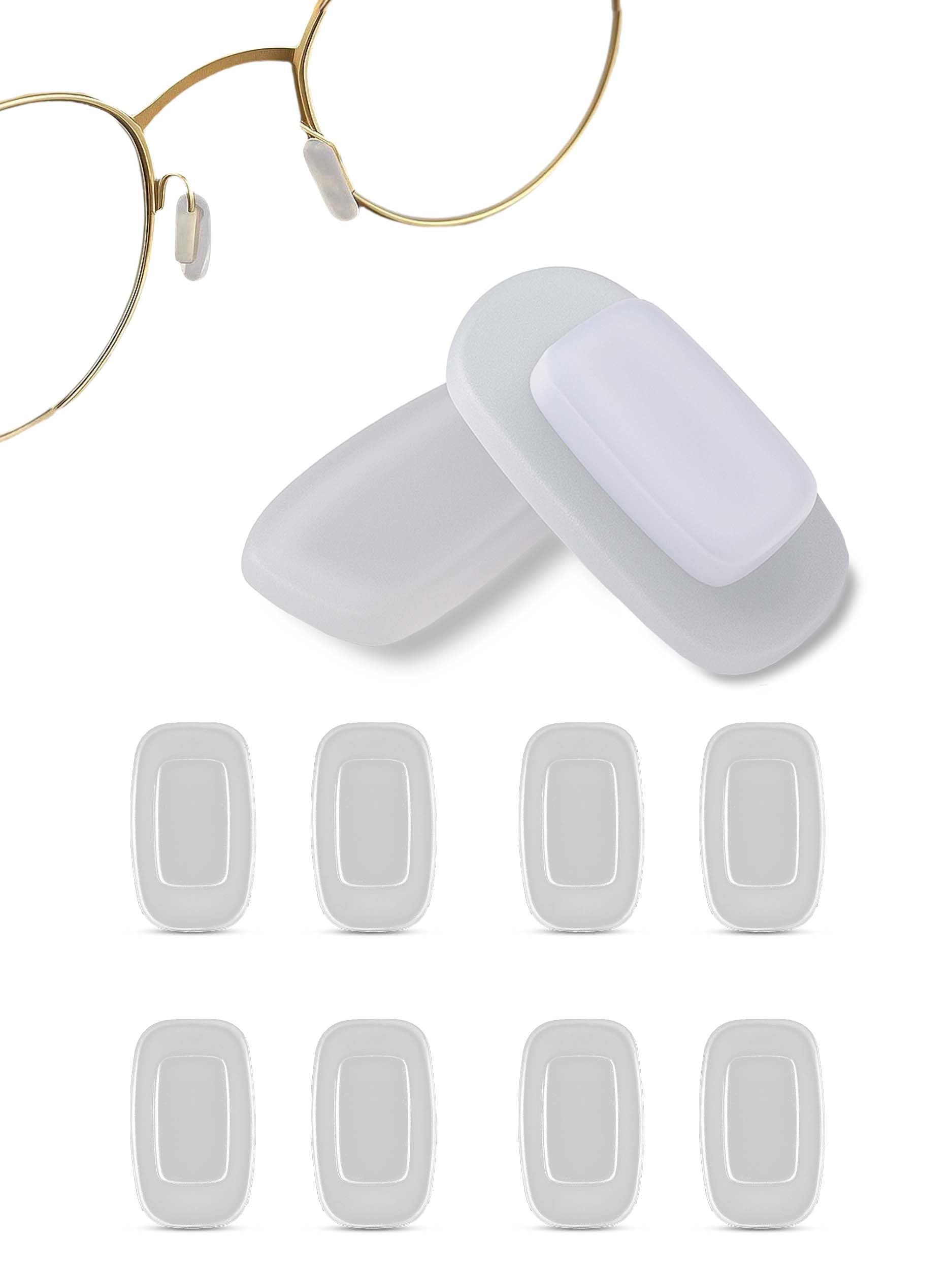 SPORTS WORLD VISION Premium Soft Silicone Glasses Nose Pads Rectangle Shaped Push-in Nose Pads for Glasses in 11mm Comfortable Size - 3, 5 & 10 Pair Pack | Ideal for Sunglasses & Eyeglasses Frames