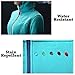 Fleece Jacket Women-Waterproof Plush Lining Hoodies Full-Zip Rain Coats