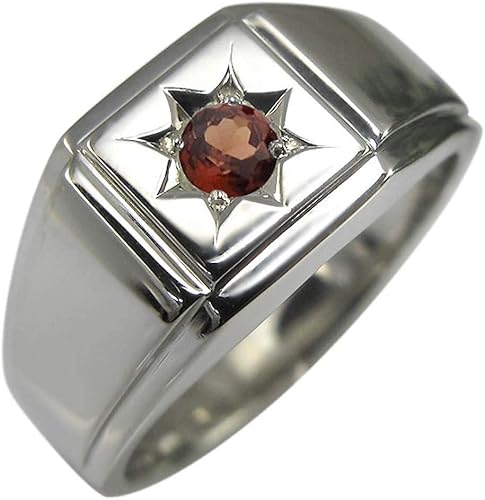 Amazon プレジュール プラチナ Pt900 ガーネット メンズリング 地金 印台リング 指輪 リング 通販