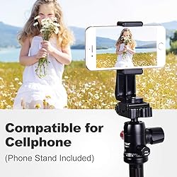MACTREM Professional Camera Tripod with Phone