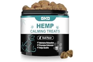 GKD Dog Calming Chews Pet Supplies, Anxiety Relief Supplements for Dogs, Dog Hemp Care Calming Dog Treats Bites, Anti Stress Anxiety Comfort Treatmen for Dog