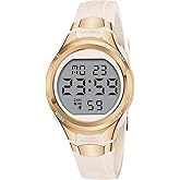 Timever Watches for Women Sport Digital Womens Watch Waterproof with Silicone Strap Alarm/Stopwatch/Chronograph/LED Back Ligh